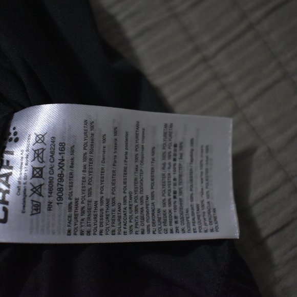 NWT Craft Sportswear Stride Rain Jacket Waterproof Wm's S Black - Picture 13 of 16